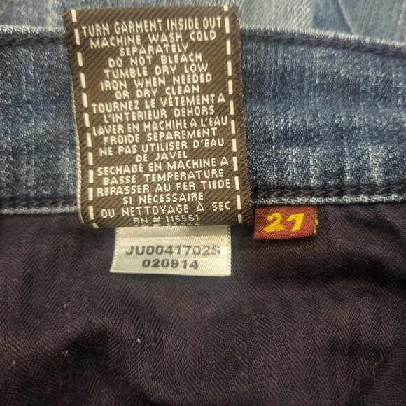 7 For All Mankind Gwenevere Skinny Jeans Size 27 Y2K Jeans - Picture 7 of 7